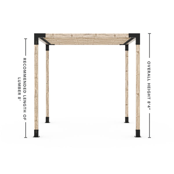 Pergola Kit for 4x4 Wood Posts with KNECT 2x4 Top Rafter Brackets