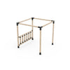 Any Size Pergola Kit With Post Wall For 4X4 Wood Posts