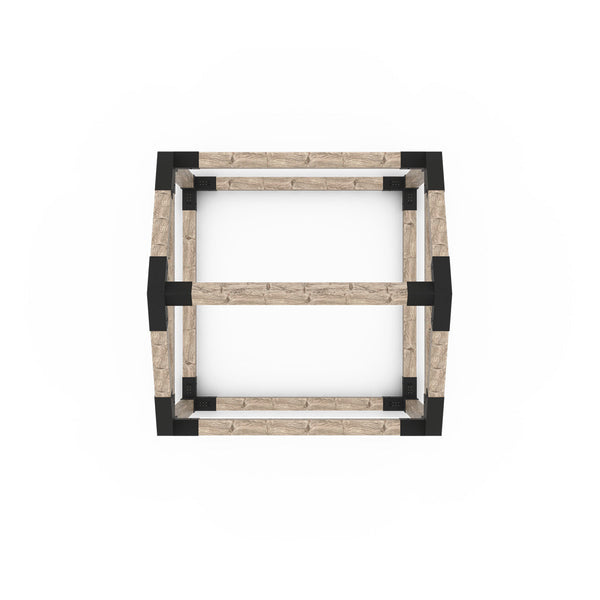 GRID 30 Single Pergola Kit with Base for 6x6 Wood Posts