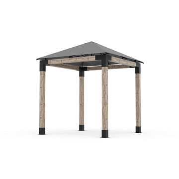 Pergola Kit with Umbrella Top for 6x6 Wood Posts