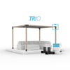TRIO 3 Arm Pergola Corner Bracket for 4x4 Wood Posts | 1 Pack